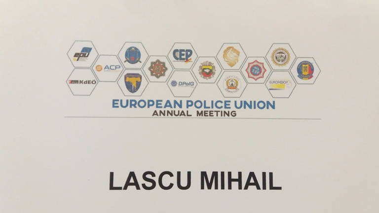 Problemele poliţiştilor europeni, analizate în cadrul Reuniunii anuală a EPU, de la Sibiu.